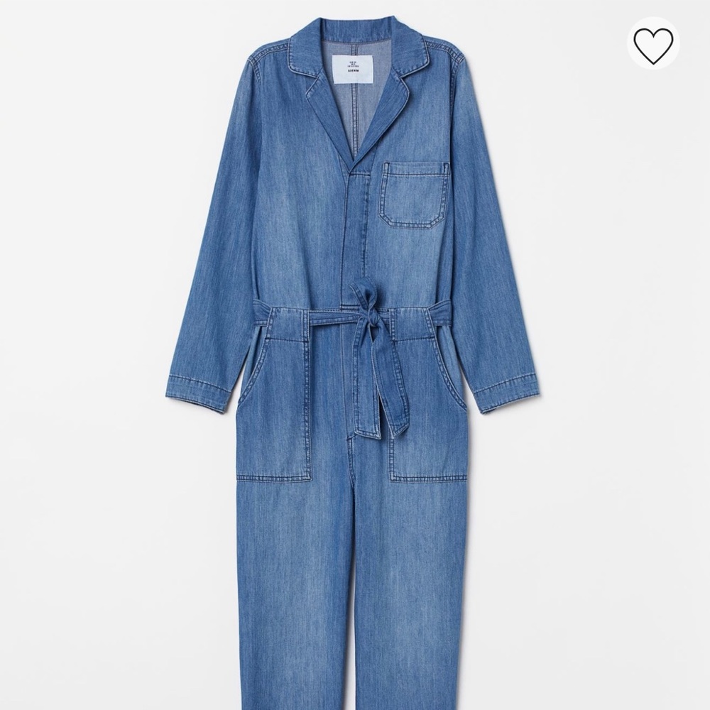 H&M Denim Jumpsuit Size 12